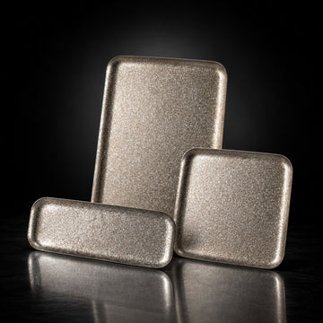 USELUCK Titanium Serving Platters – Set of 3
