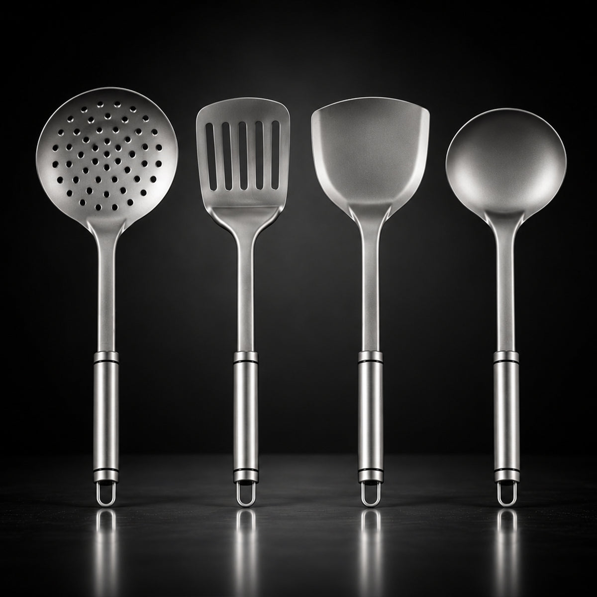 USELUCK Titanium 4-Piece Cooking Utensil Set