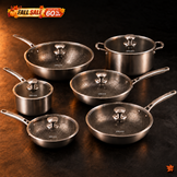 Complete 6-Pot Titanium Cookware Set