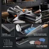 Premium Magnetic Manual Knife Sharpener - USELUCK-Cookware