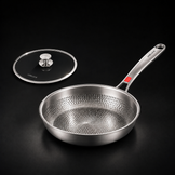 USELUCK Titanium Fry Pan Set with Lid