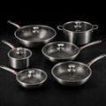 Complete 6-Pot Titanium Cookware Set