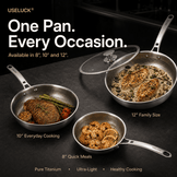 Everyday 3-Pan Titanium Set - USELUCK-Cookware