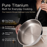 12" Titanium Fry Pan Set - USELUCK-Cookware