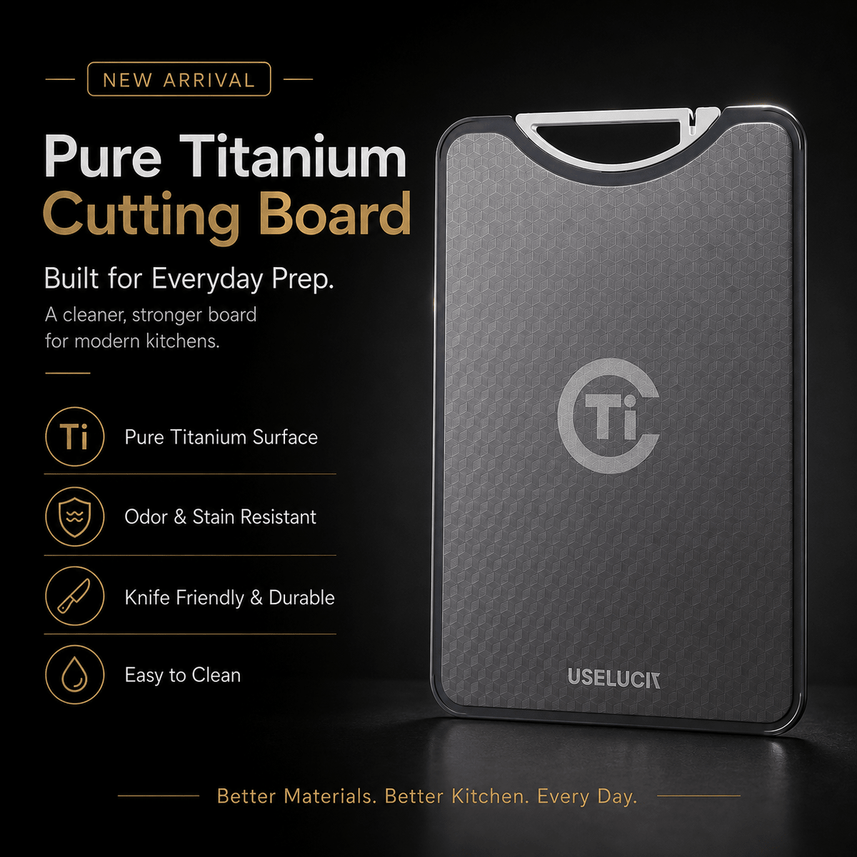 Titanium 5-in-1 Cutting Board - USELUCK-Cookware