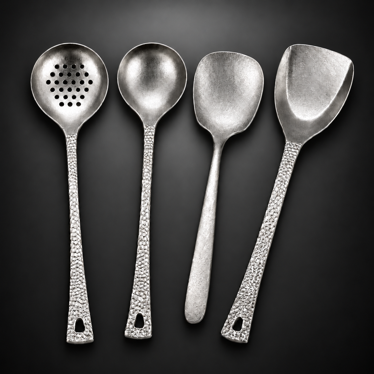 USELUCK 4-Piece Titanium Cooking Utensil Set