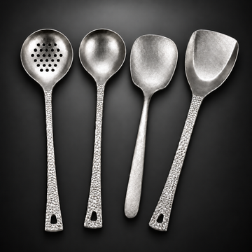 USELUCK 4-Piece Titanium Cooking Utensil Set